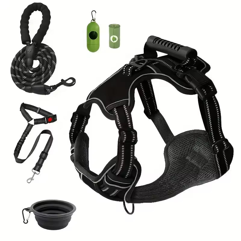Tactical Dog Harness Set