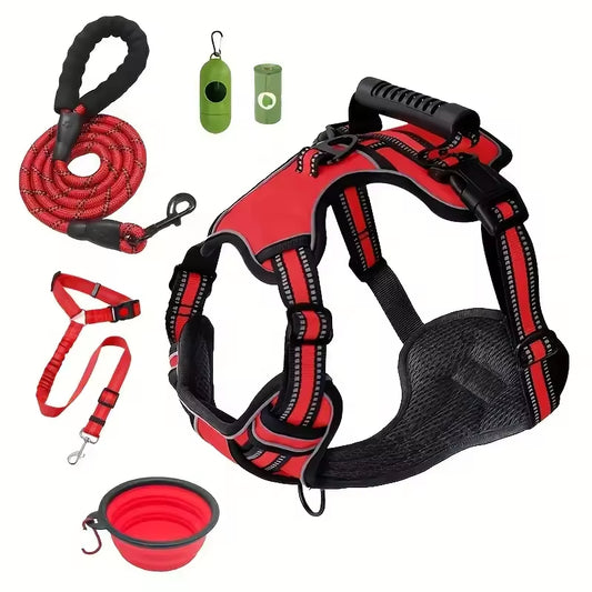 Tactical Dog Harness Set