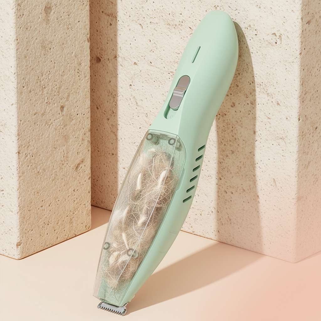 Green Paw Trimmer with Pet Hair